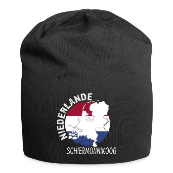 Schiermonnikoog - Jersey-Beanie - Schwarz - Vorne