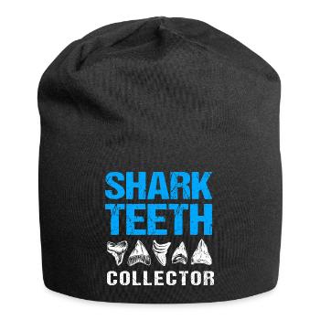 Dents de requin Dents de requin Dents de requin - Bonnet en jersey - noir - Devant