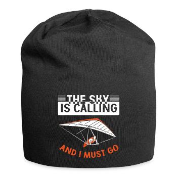 Paragliding Paragliding Paraglider Paraglider - Jersey Beanie - black - Front