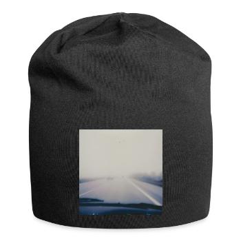 Travelling in grey - Jersey Beanie - black - Front