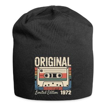 54. Jubiläum – Vintage-Geschenk 1972 - Jersey-Beanie - Schwarz - Vorne