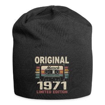 Mars 1971 Vintage mars 1971 - Bonnet en jersey - noir - Devant