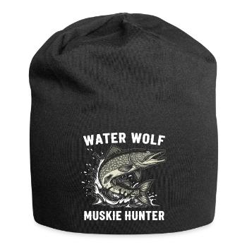 Angeln auf Flusswolfsfisch Aquatic Muskie - Jersey-Beanie - Schwarz - Vorne