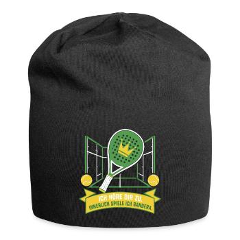Innerlich immer Bandera — Padel 2026 - Jersey-Beanie - Schwarz - Vorne