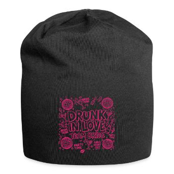 Drunk in Love - Team Bride - Jersey Beanie - black - Front