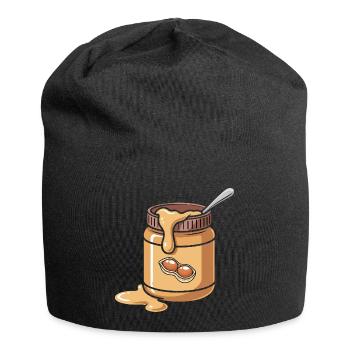 Look Partner Beurre de Cacahuète & Confiture Design - Bonnet en jersey - noir - Devant