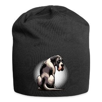 Grand Dogue Propriétaire de Dogue Grand Dane Fan de Grand Dogue - Bonnet en jersey - noir - Devant