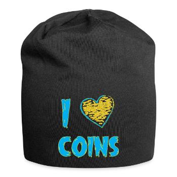 Collectionneur de pièces de monnaie - Bonnet en jersey - noir - Devant
