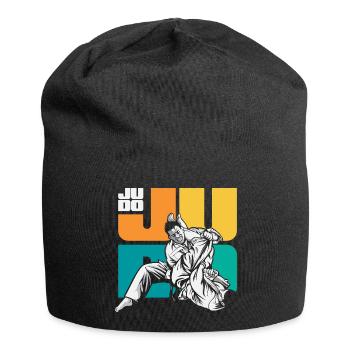 Judo Martial Arts Judoka Ground Fighting Training - Jersey Beanie - black - Front