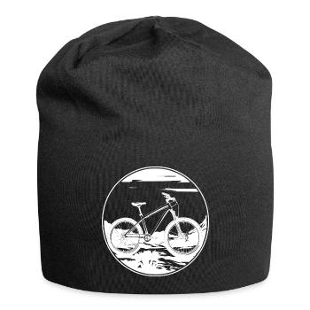 Mountain Biking Drawing - Jersey Beanie - black - Front