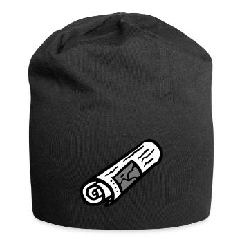 Zeitungsausträger Zeitung newspaper - Jersey-Beanie - Schwarz - Vorne