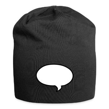 Bulles Speech bubble bulle - Bonnet en jersey - noir - Devant