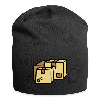 Colis Livraison livraison packages paquets Post - Bonnet en jersey - noir - Devant
