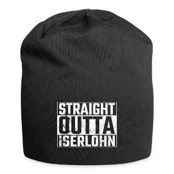 Straight Outta Iserlohn Iserlohner Ruhr - Jersey Beanie - black - Front