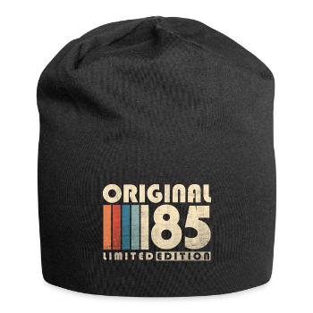 Vintage 1985 Retro Vintage Birthday Gift - Jersey Beanie - black - Front
