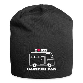 I love my Camper Van - Jersey-Beanie - Schwarz - Vorne