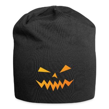 Pumpkin Halloween - Jersey Beanie - black - Front