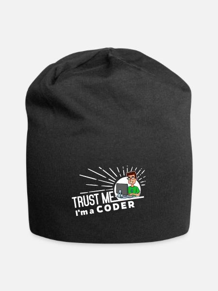 Programmer - Trust me - Jersey Beanie - black