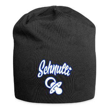 Schnulli Schnuller - Jersey-Beanie - Schwarz - Vorne
