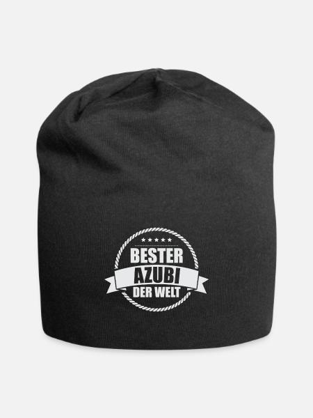 Bester Azubi der Welt - Jersey-Beanie - Schwarz