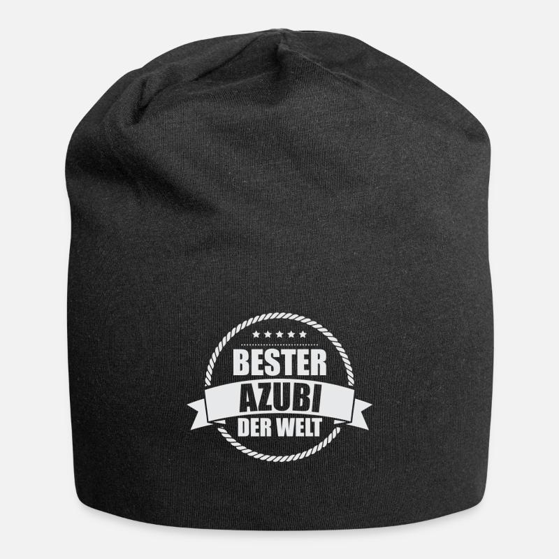 Bester Azubi der Welt - Jersey-Beanie - Schwarz