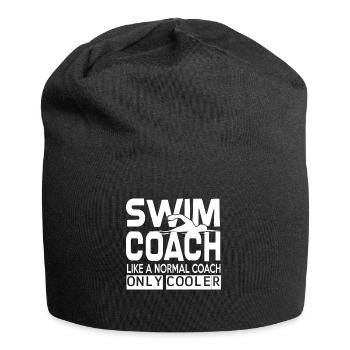 Maillot de bain cadeau de plongée pour entraîneur de sport - Bonnet en jersey - noir - Devant