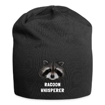 Raccoon Whisperer & Whisperer - Bonnet en jersey - noir - Devant