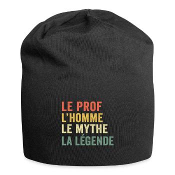 le prof l'homme le mythe la légende - Bonnet en jersey - noir - Devant