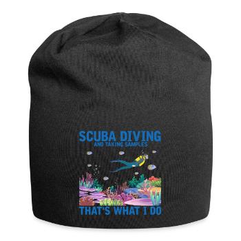 Diving Diver Marine Biologist Marine Biology Ocean - Jersey Beanie - black - Front