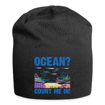 Ocean Zooologist Marine Biologist Marine Marine Biology - Jersey Beanie - black - Front