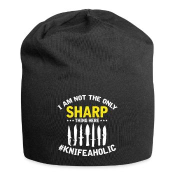 Knife Collector Designs Messerfan Knife Maker - Jersey Beanie - black - Front