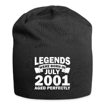 21ème anniversaire Juillet millésime 2001 idée cadeau - Bonnet en jersey - noir - Devant