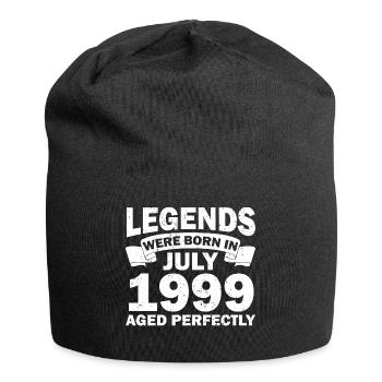 23. Geburtstag Juli Jahrgang 1999 Geschenkidee - Jersey-Beanie - Schwarz - Vorne