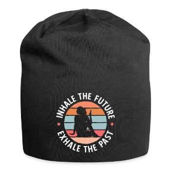 Yogalehrer Spruch Für Yogi Yoga - Jersey-Beanie - Schwarz - Vorne