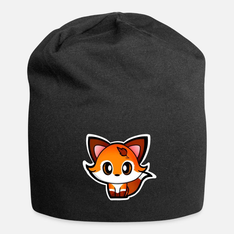 Renard - Bonnet en jersey - noir