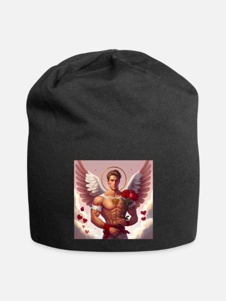 God of Love - Jersey-Beanie - Schwarz