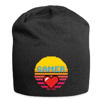 Gambler Retro Sunset - Jersey Beanie - black - Front