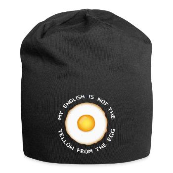 My English - Jersey-Beanie - Schwarz - Vorne