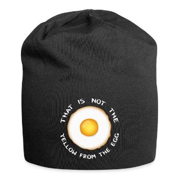 Yellow from the egg - Jersey Beanie - black - Front