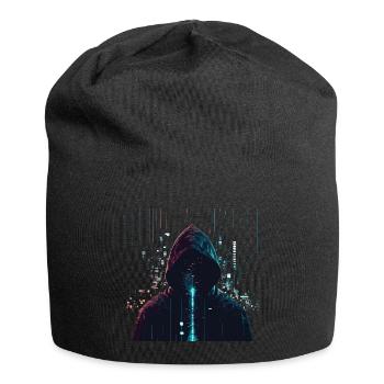 Hacking - Jersey Beanie - black - Front