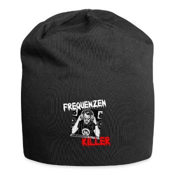 Frequenzenkiller - brutal gute Tontechniker - Jersey-Beanie - Schwarz - Vorne