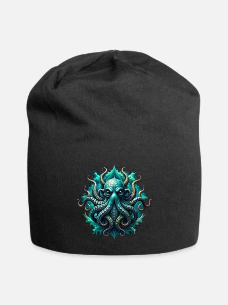 octopuses - Jersey Beanie - black