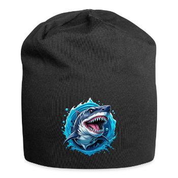 shark - Jersey Beanie - black - Front