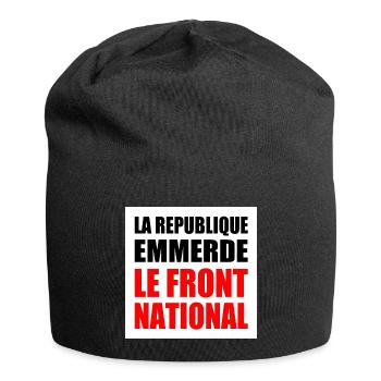 The Republic fucks the National Front - Jersey Beanie - black - Front
