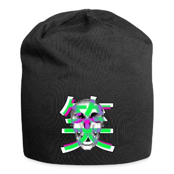 Shou - Jersey-Beanie - Schwarz - Vorne
