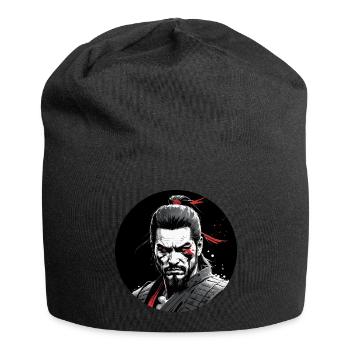 Wilde Samurai - Jersey-Beanie - Schwarz - Vorne