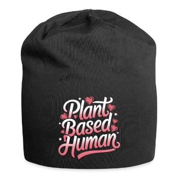 Végétarien Végétalien Végétarien Végétarien - Bonnet en jersey - noir - Devant