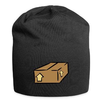 Paket Post Package Paquet - Bonnet en jersey - noir - Devant