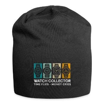 Wristwatch Lifestyle Valuable Investment - Jersey Beanie - black - Front