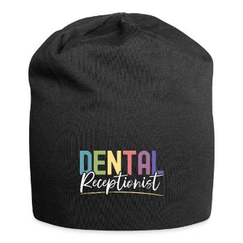 Job as a dental assistant in dentistry - Jersey Beanie - black - Front